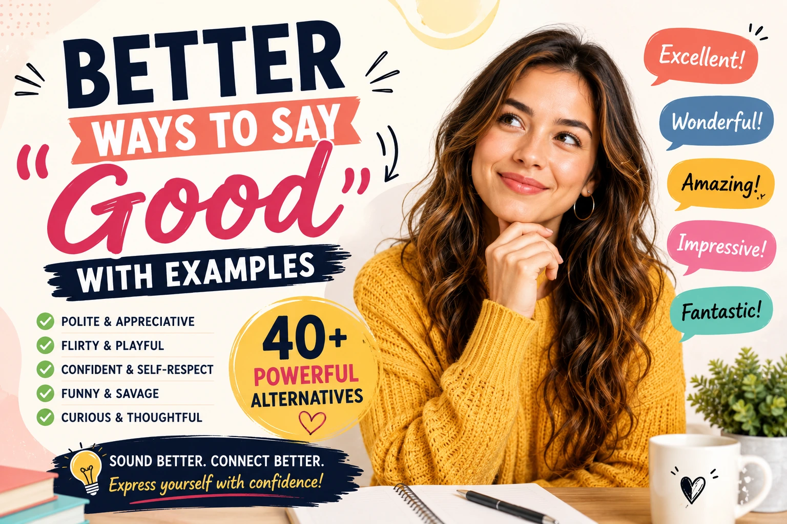 better ways to say good with examples