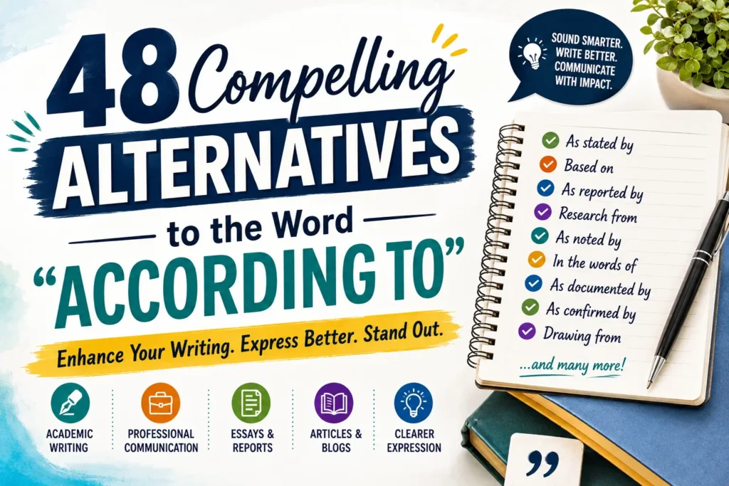 compelling alternatives to the word according to