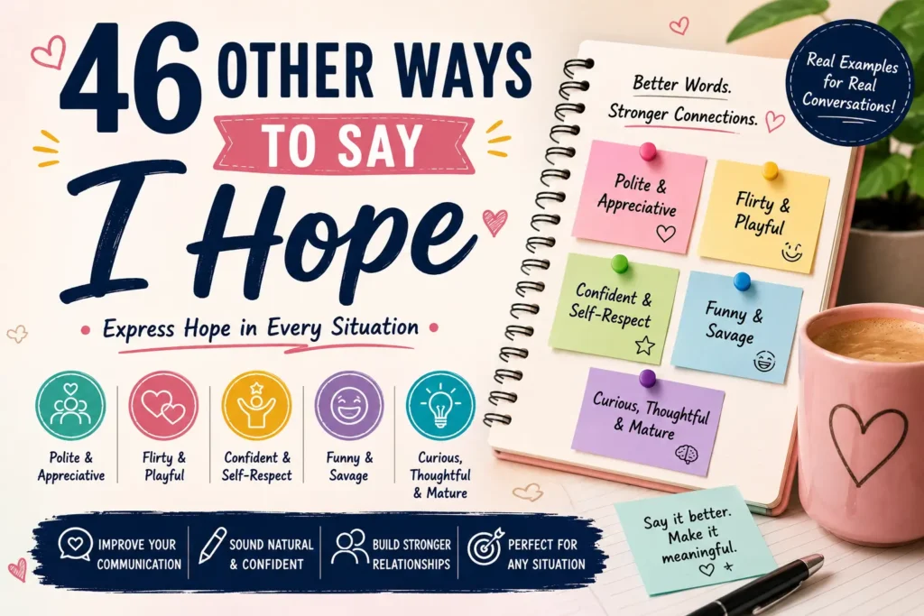 other ways to say I hope