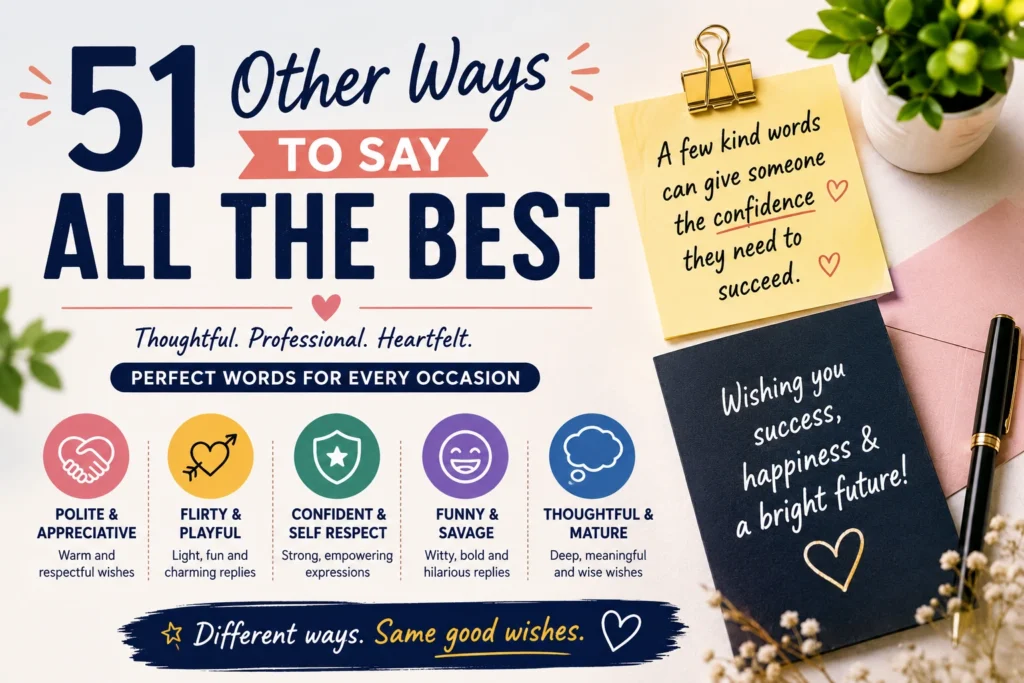 other ways to say all the best