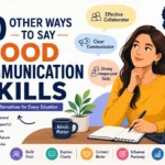 other ways to say good communication skills