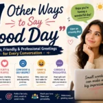other ways to say good day