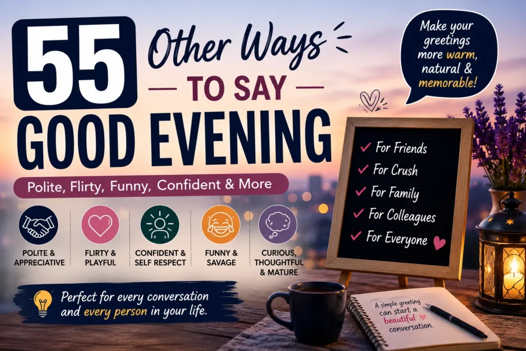 other ways to say good evening