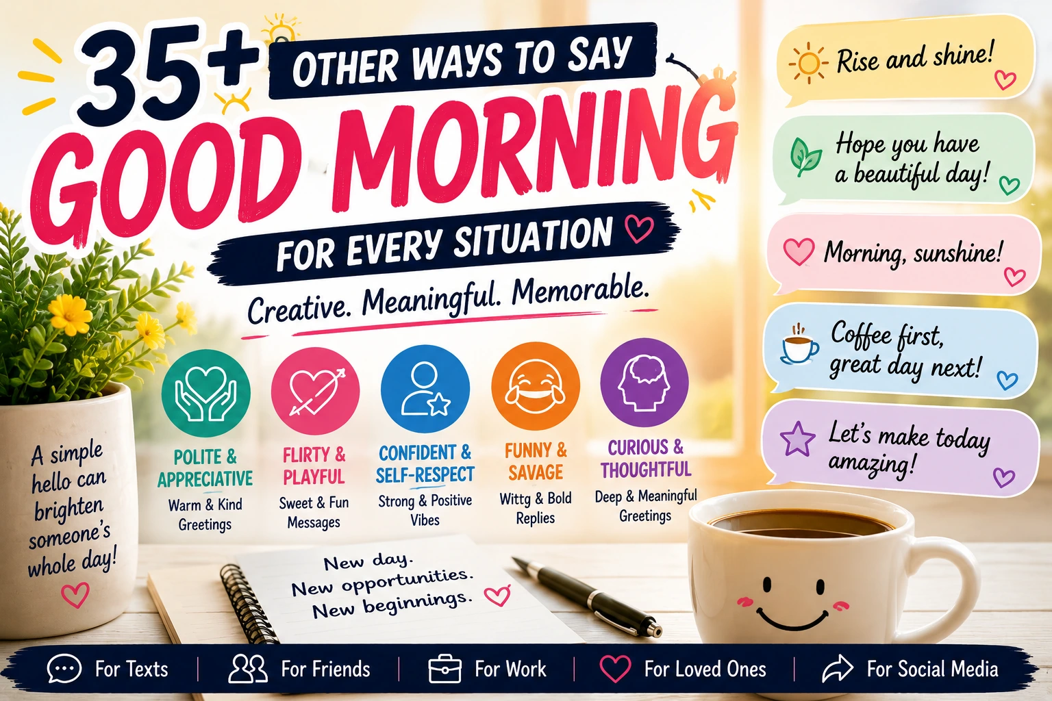 other ways to say good morning