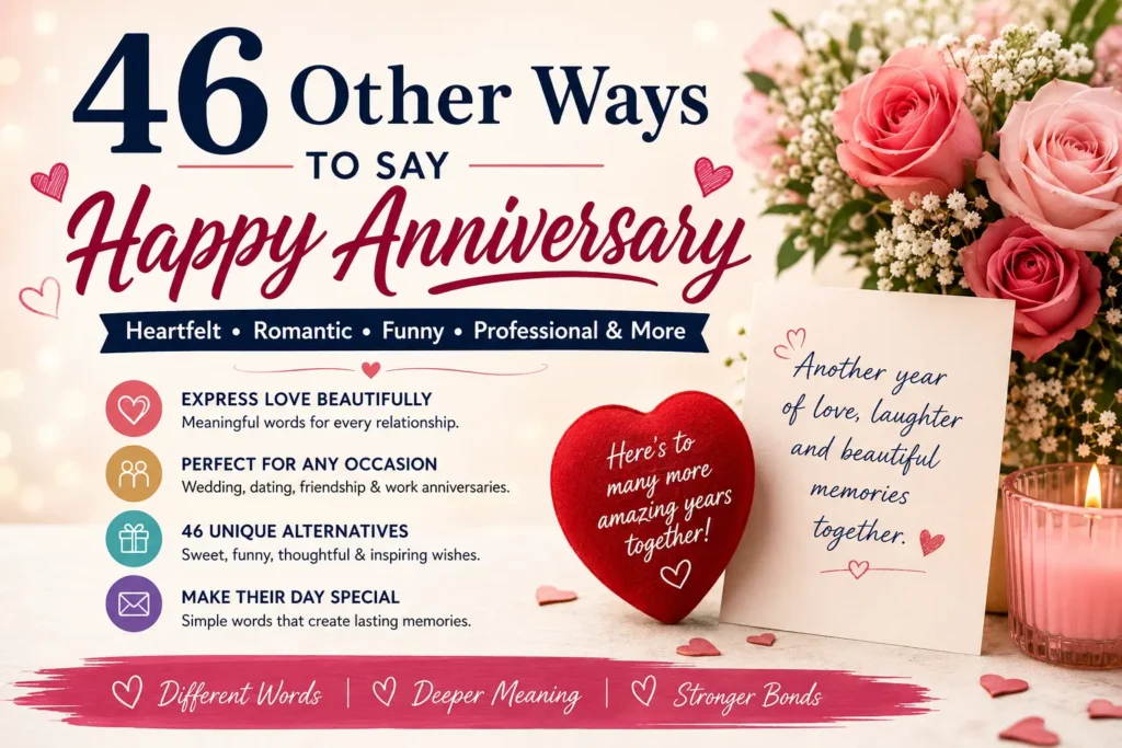 other ways to say happy anniversary