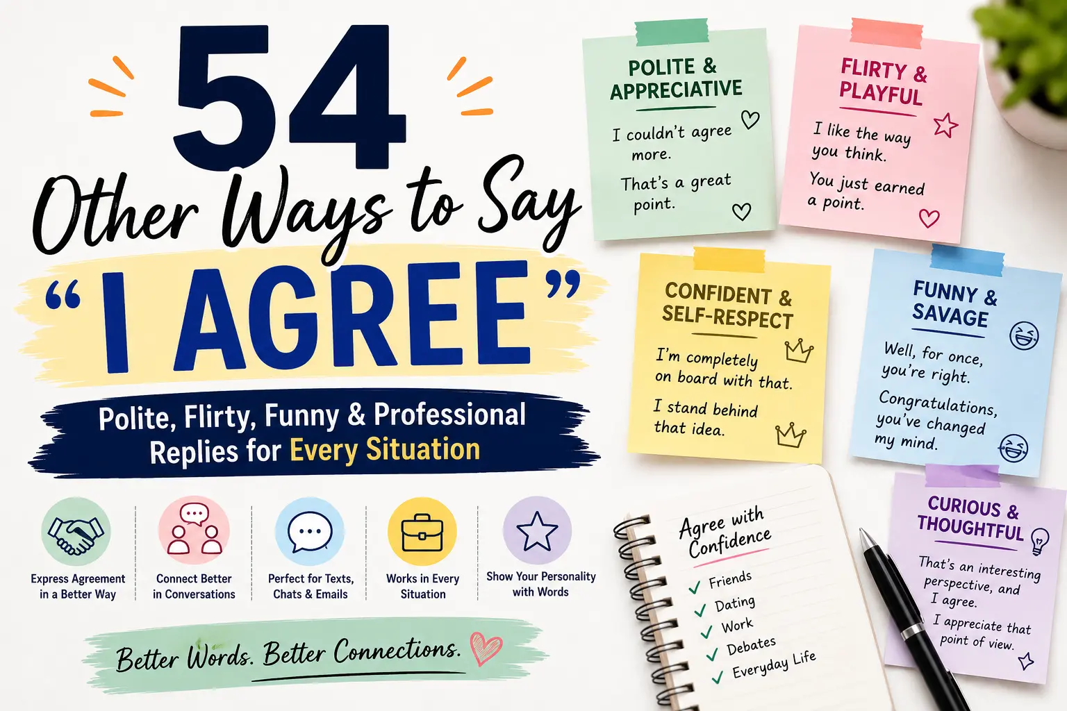 other ways to say i agree