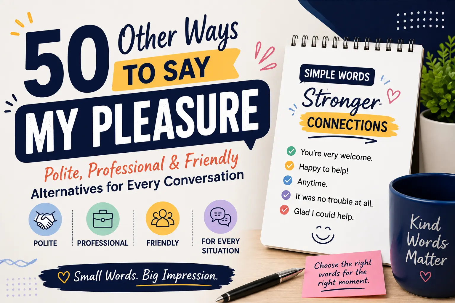 other ways to say my pleasure