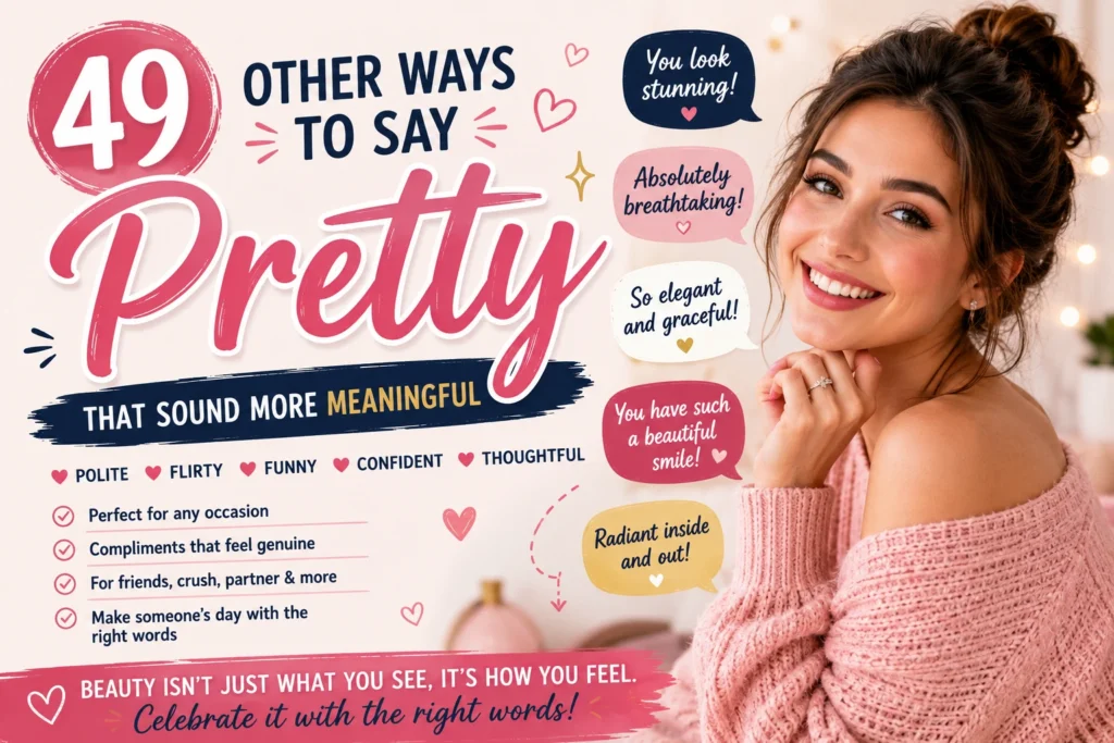 other ways to say pretty