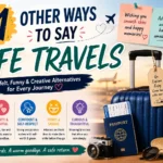 other ways to say safe travels
