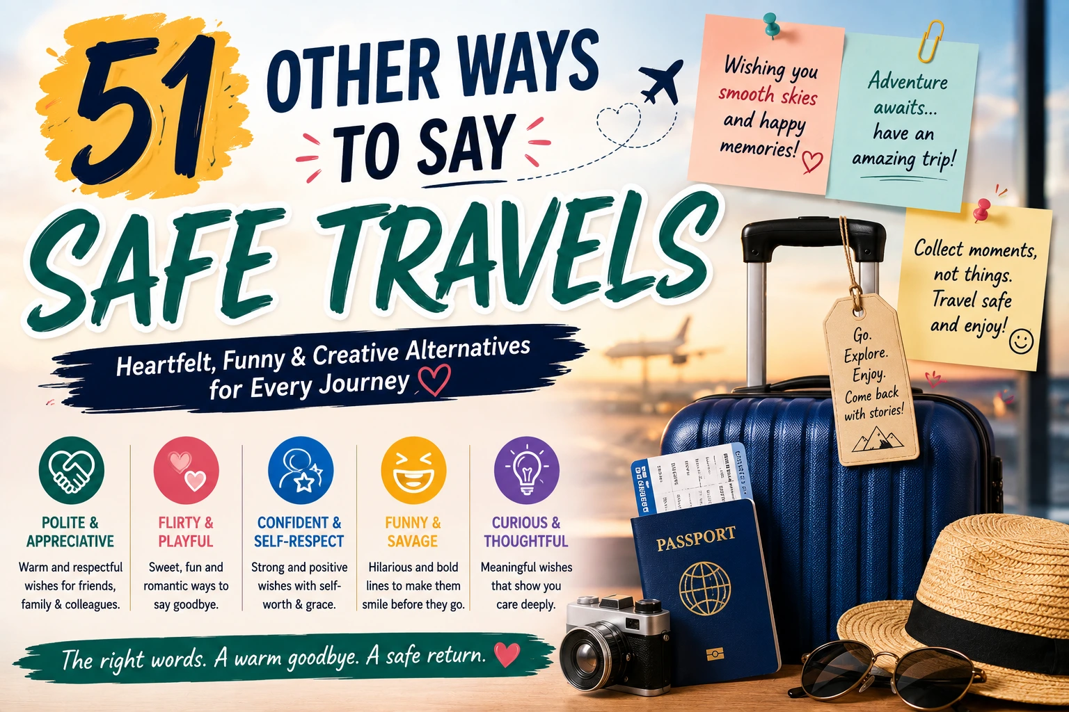 other ways to say safe travels