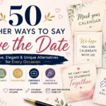 other ways to say save the date
