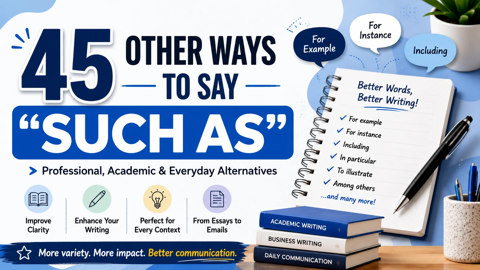 other ways to say such as