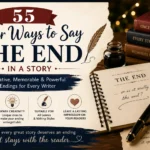 other ways to say the end in a story