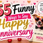 funny ways to say happy anniversary