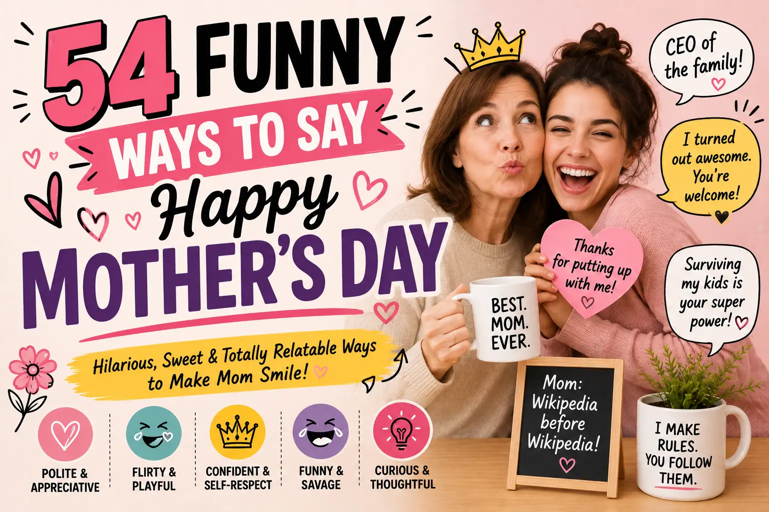 funny ways to say happy mothers day