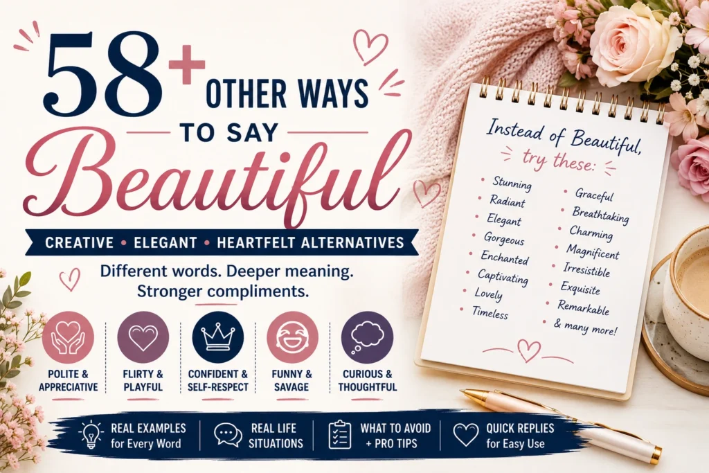 other ways to say beautiful