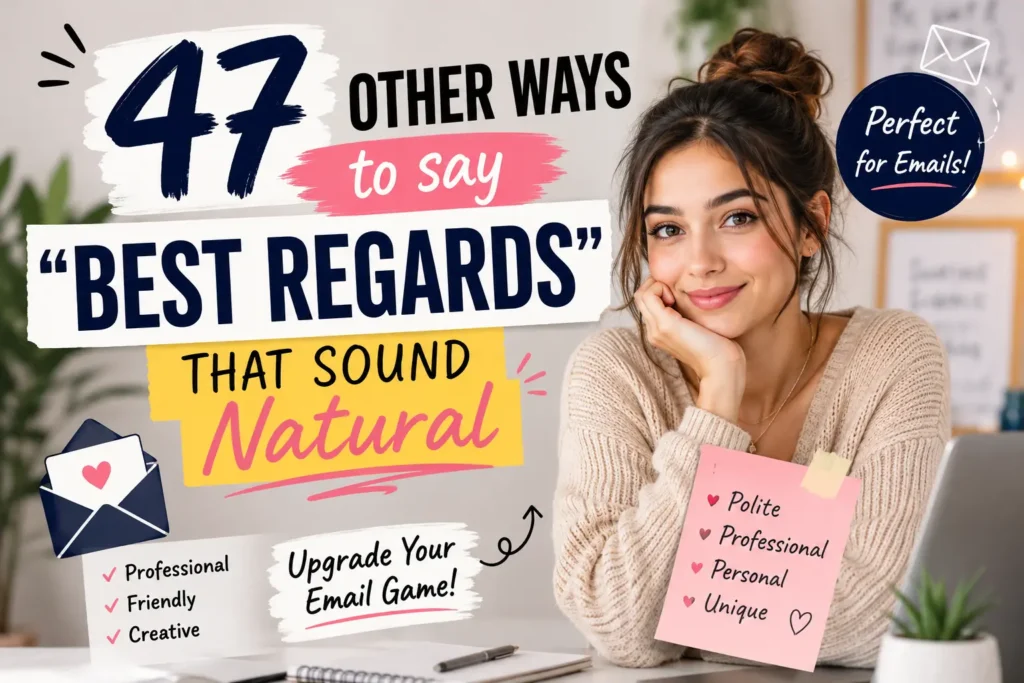 other ways to say best regards