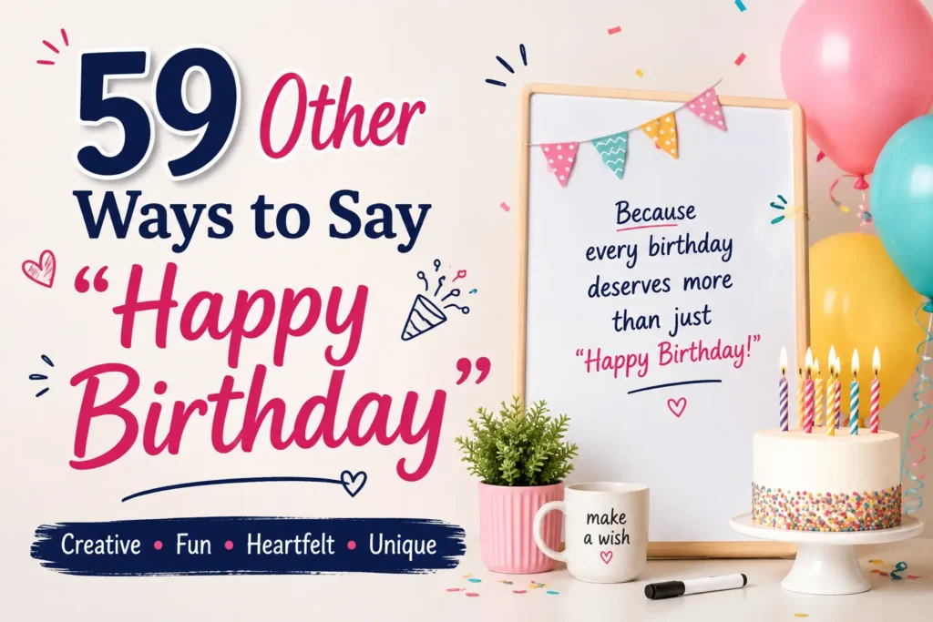 other ways to say happy birthday
