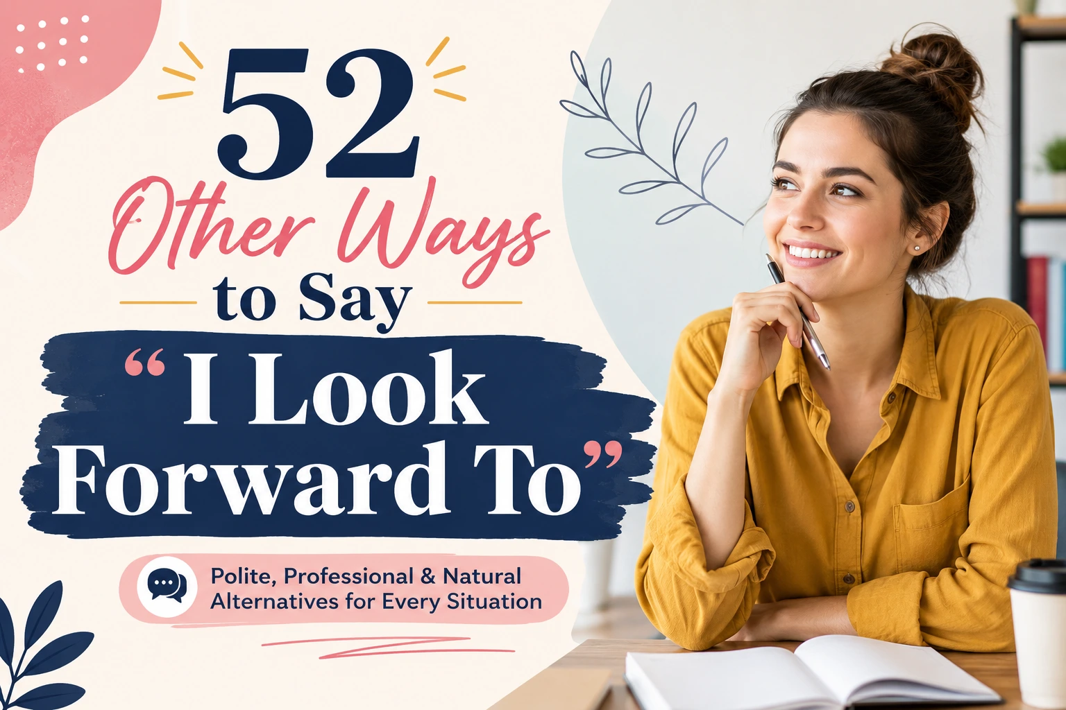 other ways to say look forward
