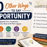 other ways to say opportunity