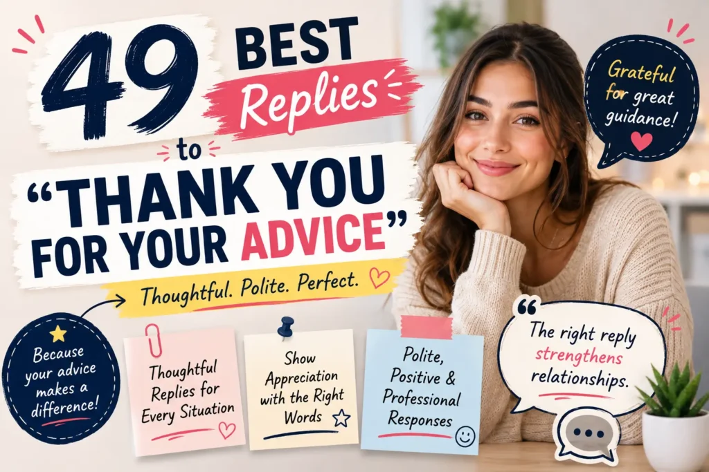 thank you for your advice