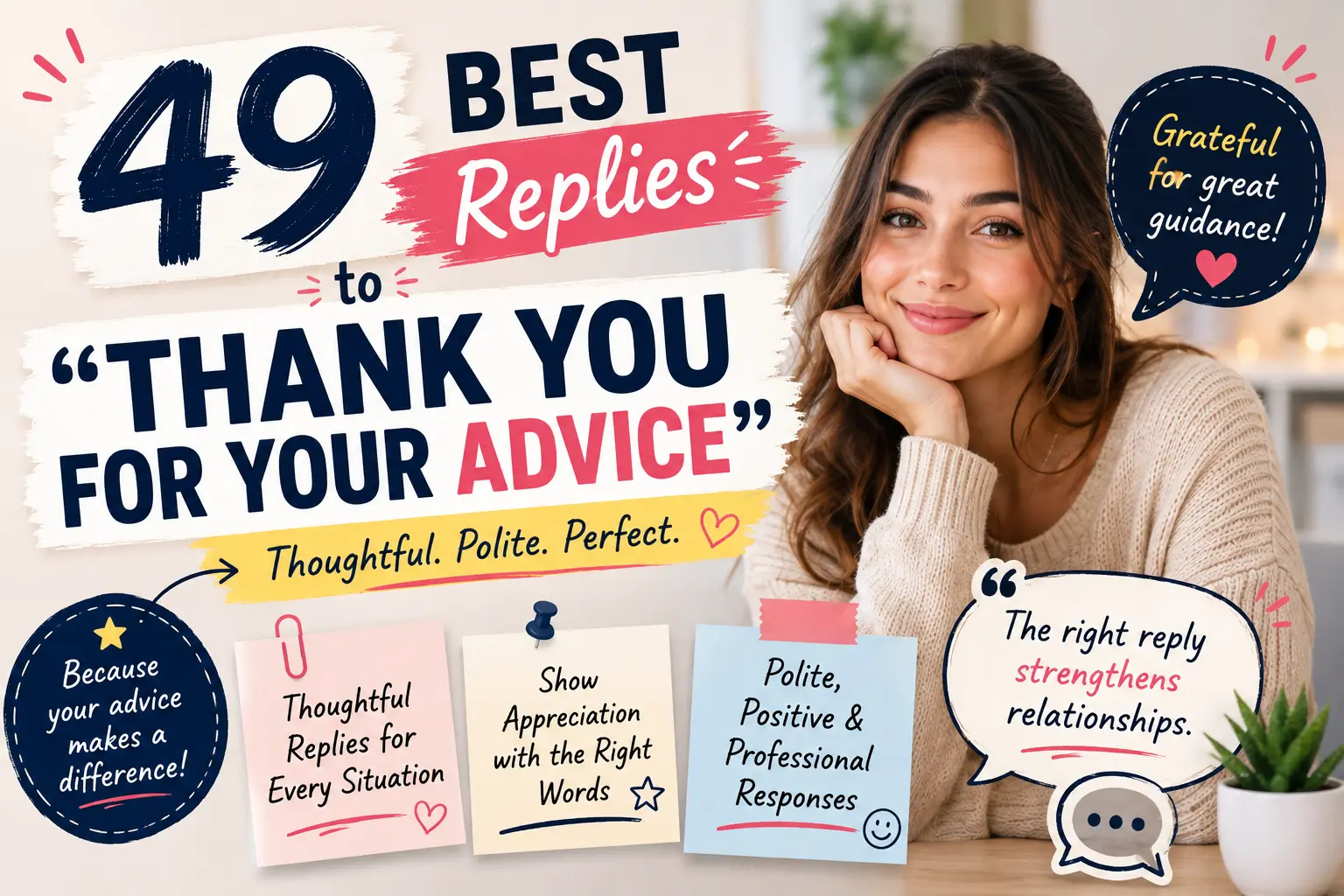 thank you for your advice