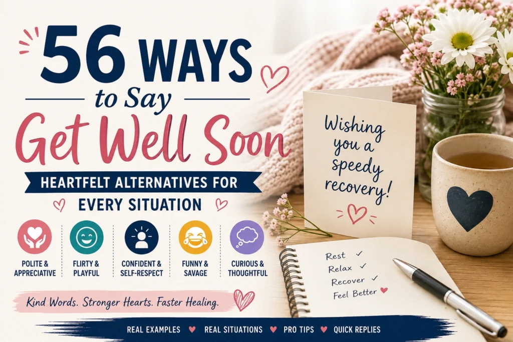ways to say get well soon