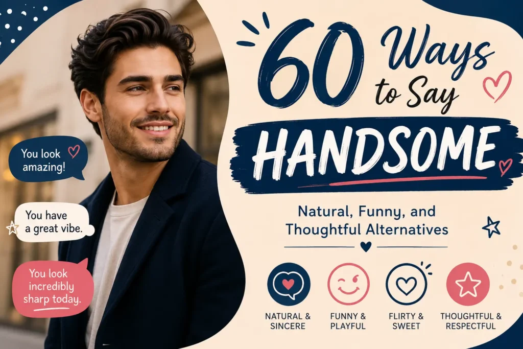 ways to say handsome