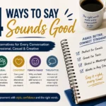 ways to say sounds good