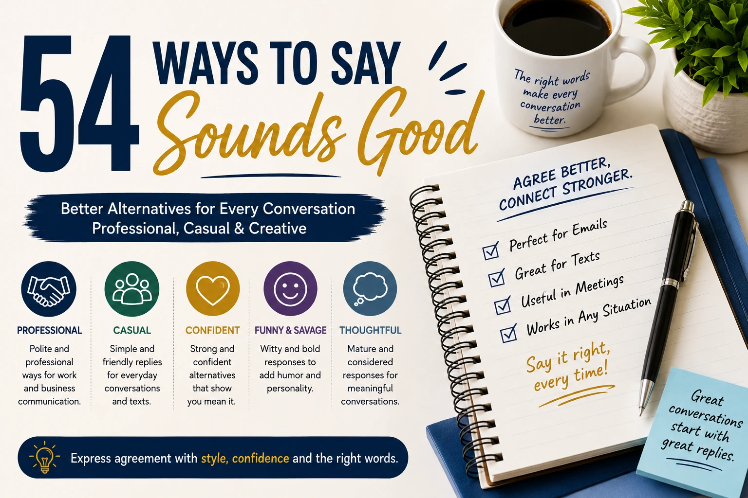 ways to say sounds good