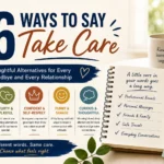 ways to say take care