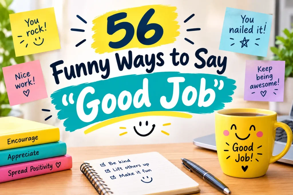 funny ways to say good job