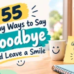 funny ways to say goodbye and leave a smile