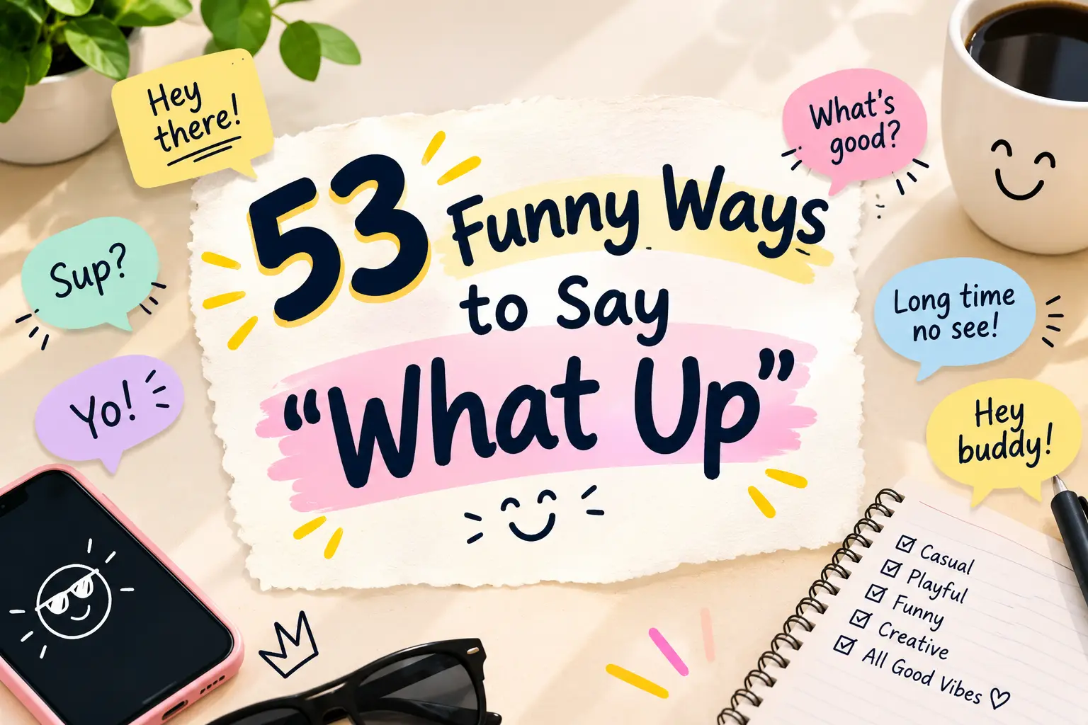funny ways to say what up