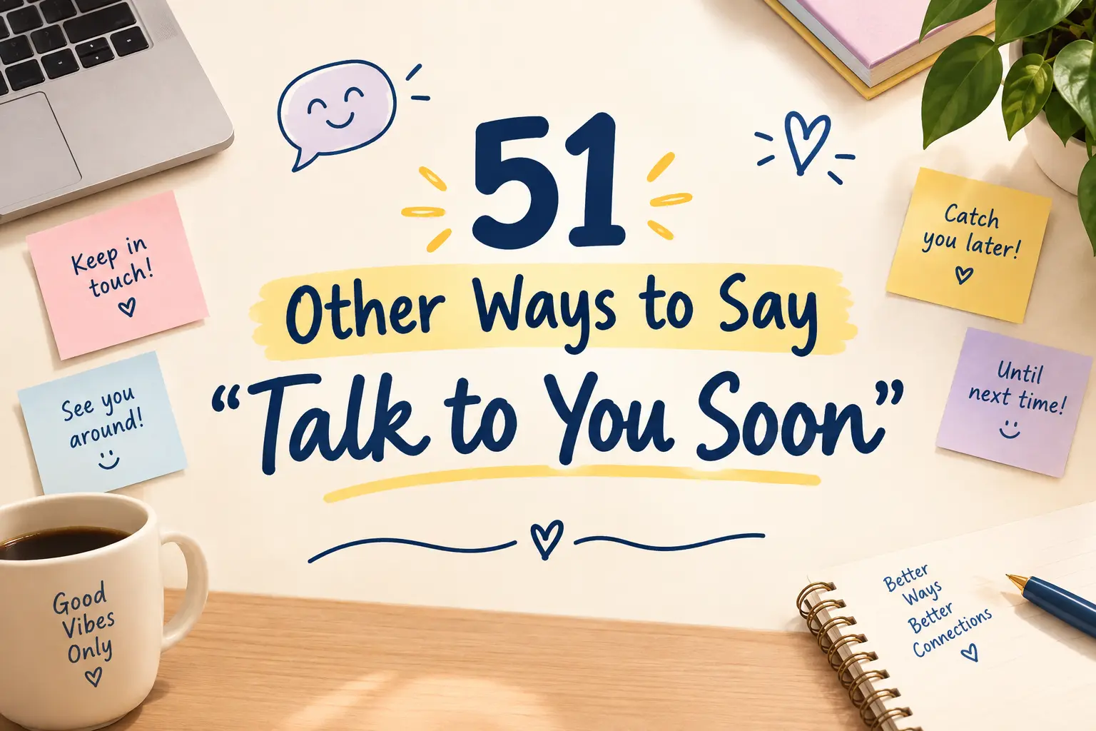 other way to say talk to you soon