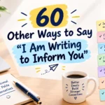 other ways to say i am writing to inform you
