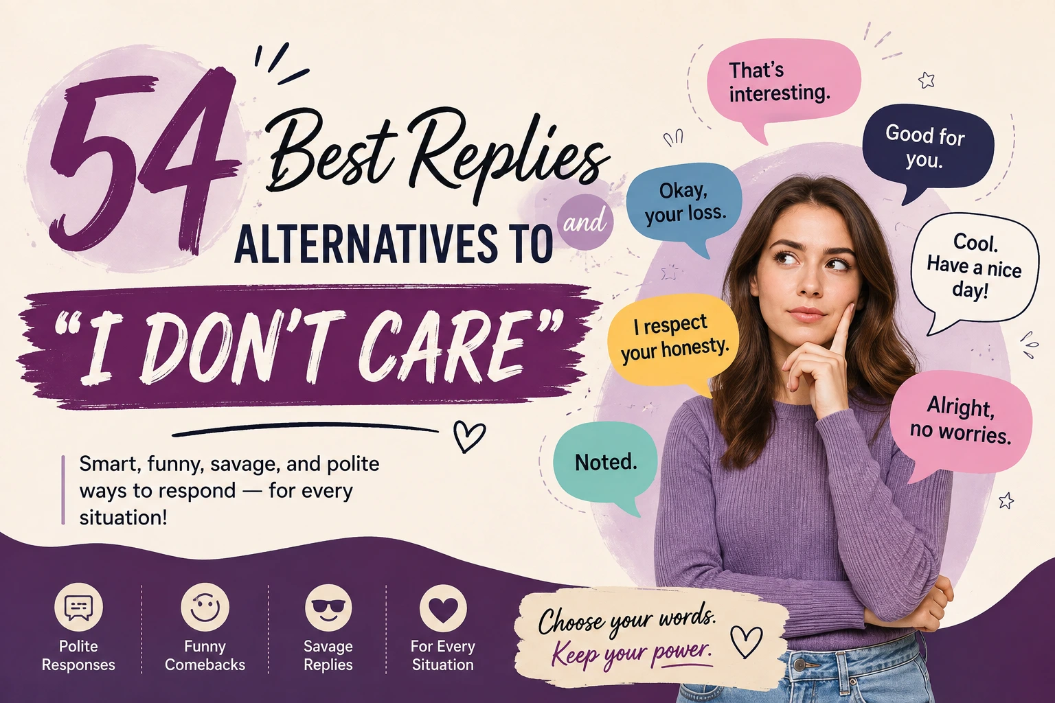 other ways to say i don’t care