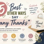 other ways to say many thanks