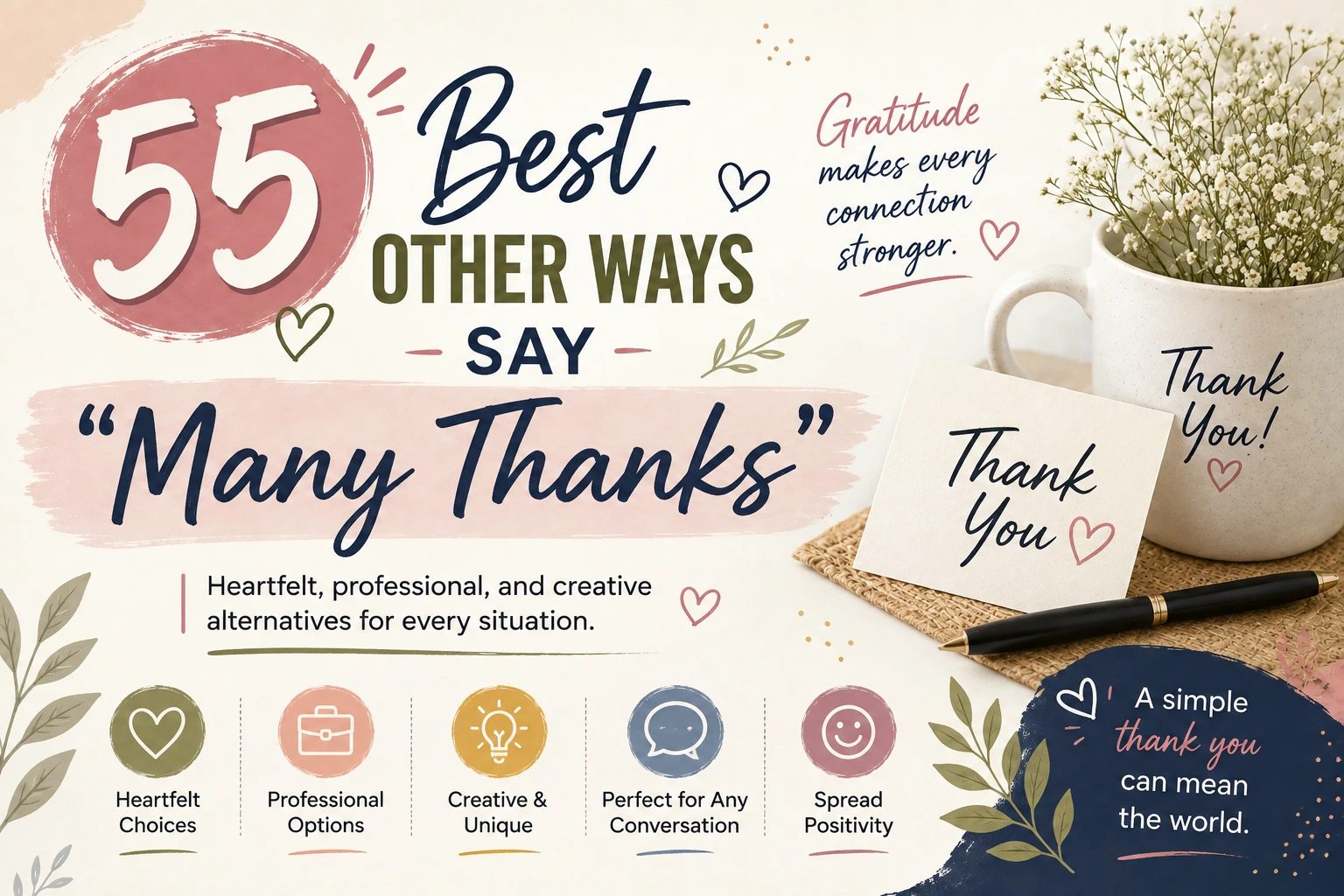 other ways to say many thanks