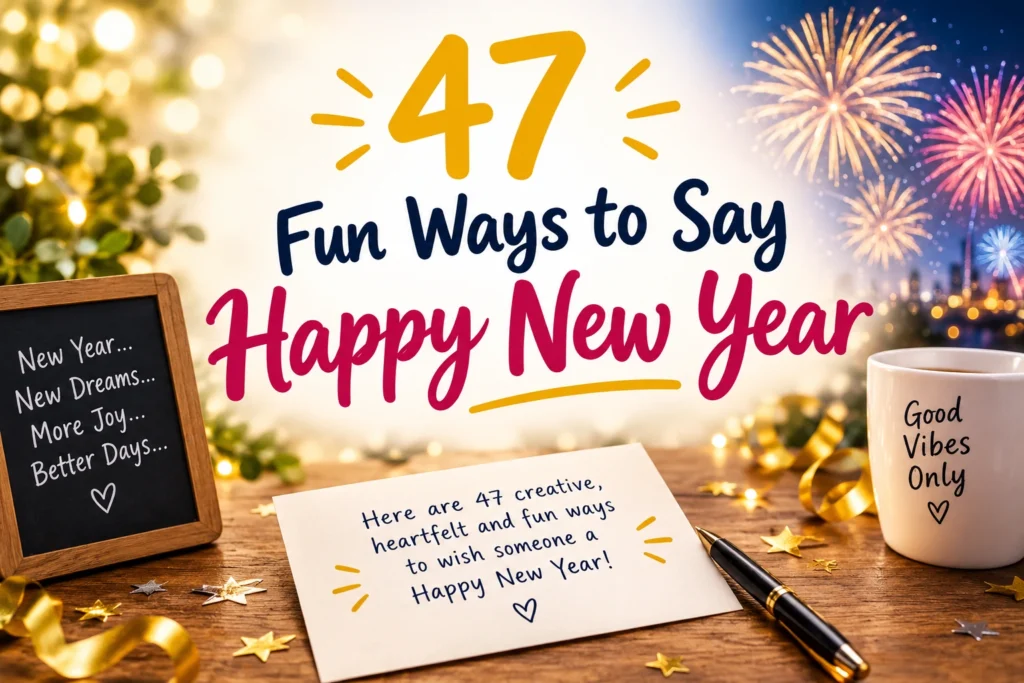 fun ways to say happy new year