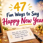 fun ways to say happy new year