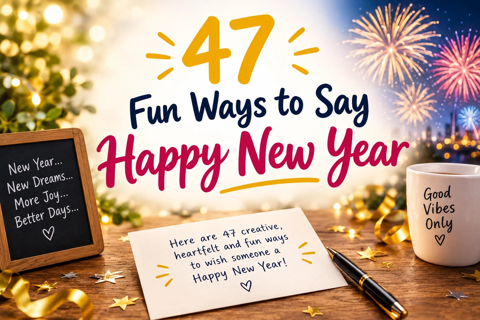 fun ways to say happy new year