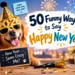 funny ways to say happy new year