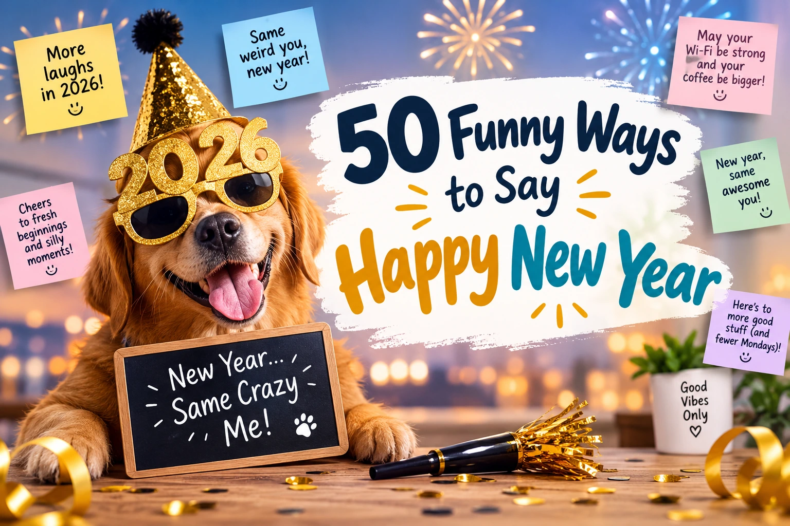 funny ways to say happy new year