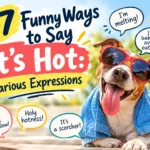 funny ways to say its hot