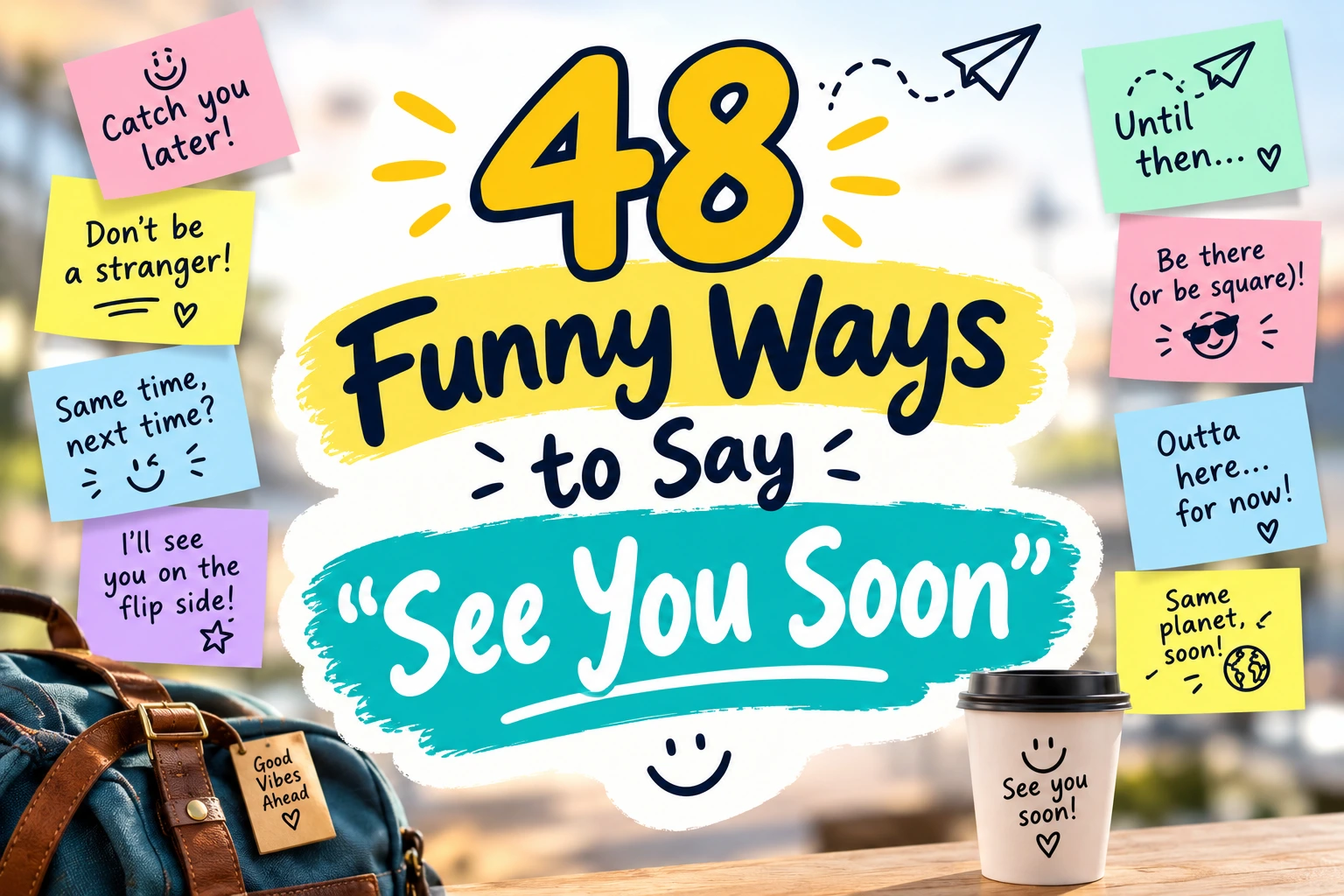 funny ways to say see you soon