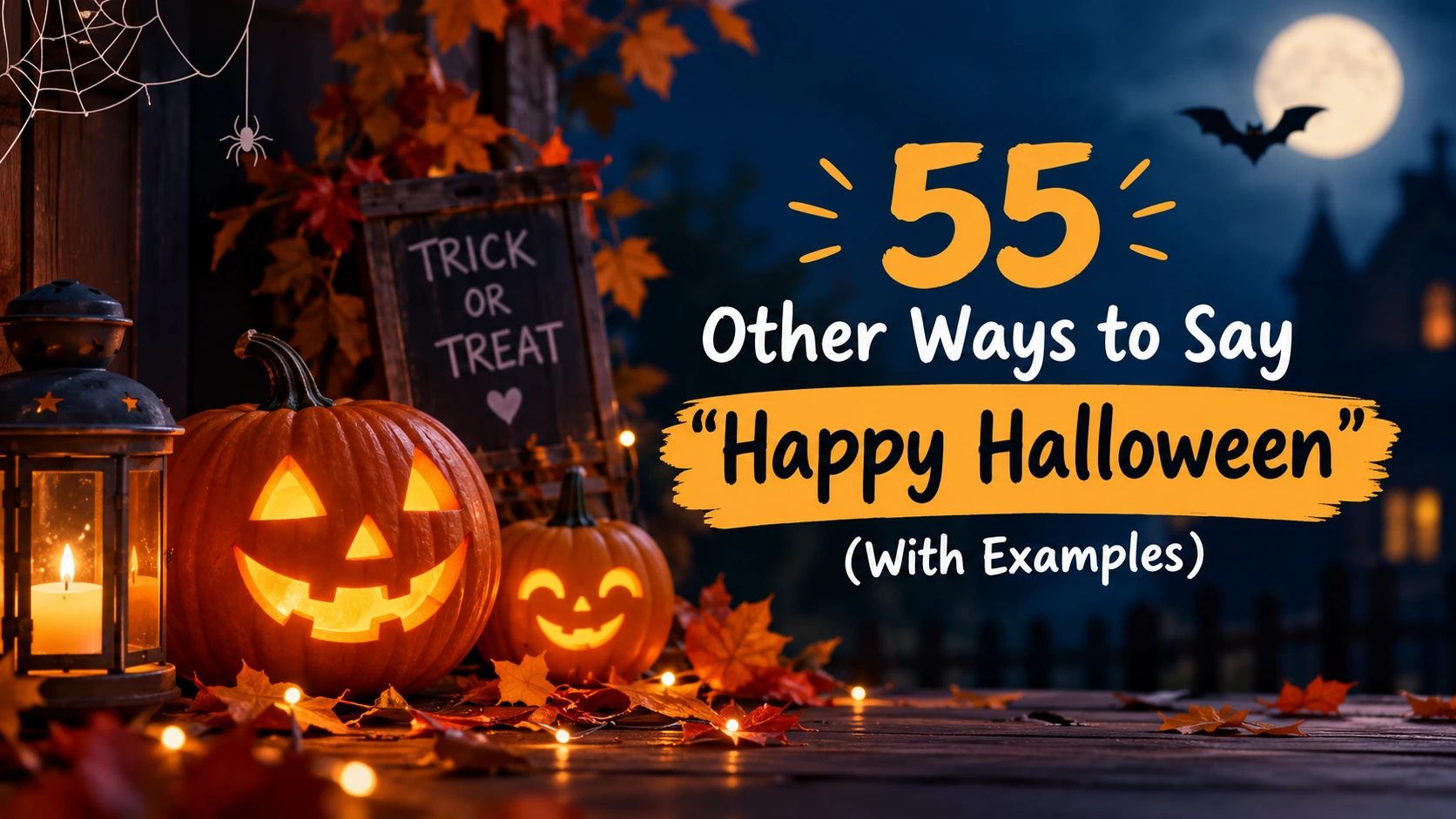 other ways to say happy halloween